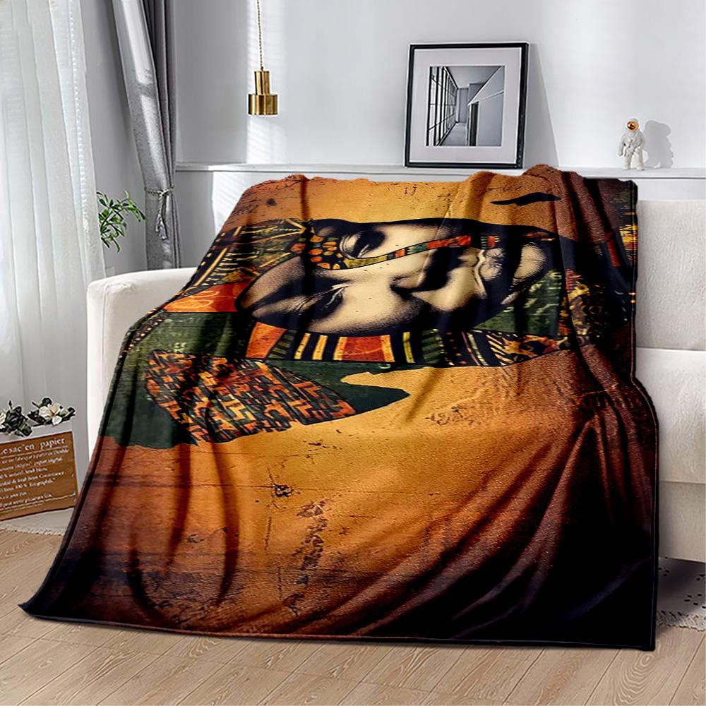 African Style Blanket Ultra-Soft Suitable for Bed Office Chair for All Occasions Warmthful Decor Perfect Gift for Relatives and Friends