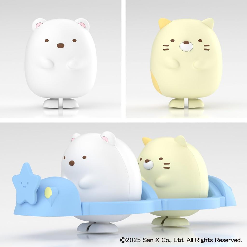 Aoshima Bunka Kyozai Rakupla Sumikko Gurashi Shirokuma Neko Plastic Model Kit Co., Ltd. (AOSHIMA) No. SU-06 & Non-scale
