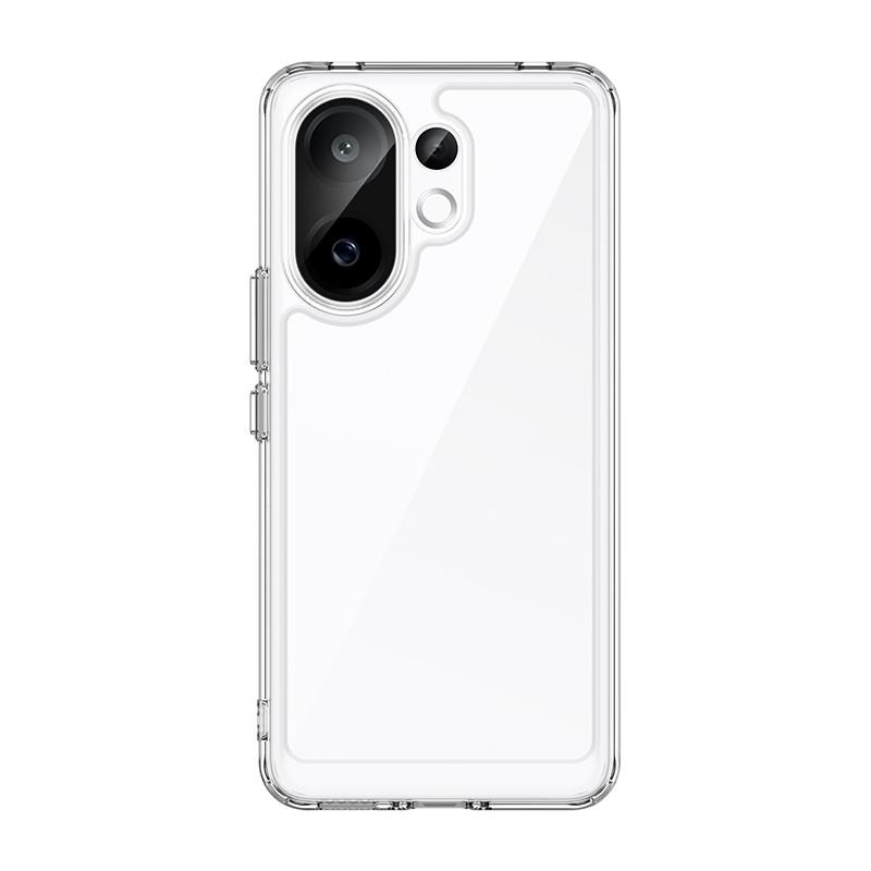 For ViVo V60 Case ViVo V60 T4 Pro Cover TPU Border Acrylic Backplane Durable Bumper Protective Phone Cases On ViVo T4 Pro Funda