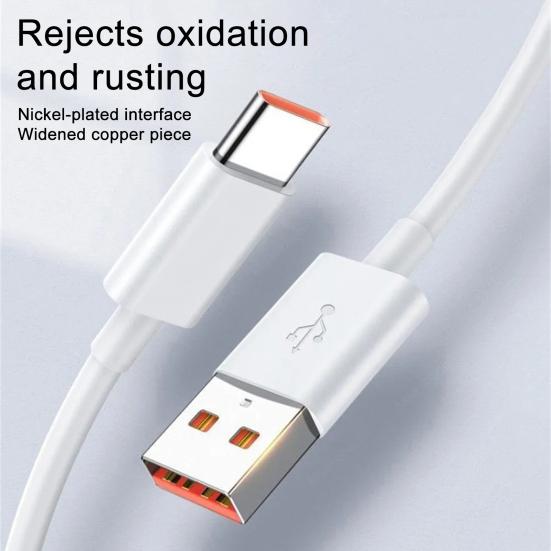 10A 120W Type Charging Durable Copper Wire Data Cord C Cable Fast USB C Charger