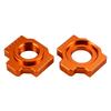 Motorcycle Aluminum Axle Blocks Chain Adjusters for KTM 690 SMC R 690 SMCR 2019-2025 690 Enduro R 2009-2025 690 Duke 2008-2019