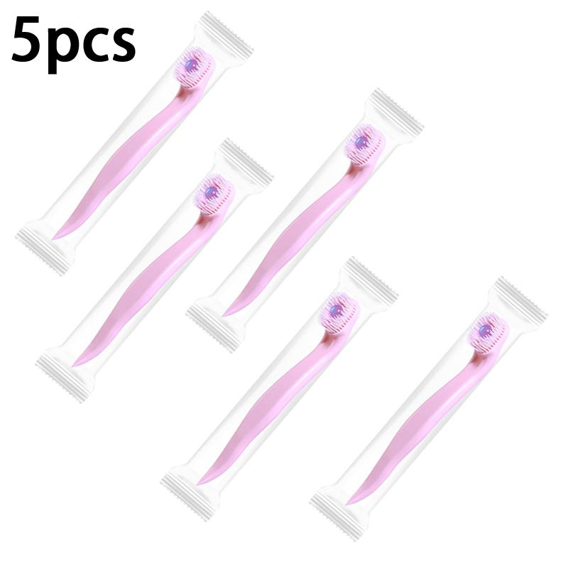 Disposable Mouthwash Toothbrush Convenient Multi-functional Refreshing No-rinse Mini Travel Toothbrush