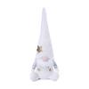 Reusable Fabric Winter Figurine Christmas Knit Gnome Plush, Nordic Forest Elf Faceless Doll Retro Style Holiday Mantel Accessories for Shelf,