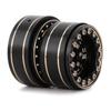 RC Car Upgrade Accessories Beadlock Rims 12-Spoke Wheels for 1/18 TRX4M 1/24 SCX24 Deadbolt- RC Crawler Beadlock Wheel