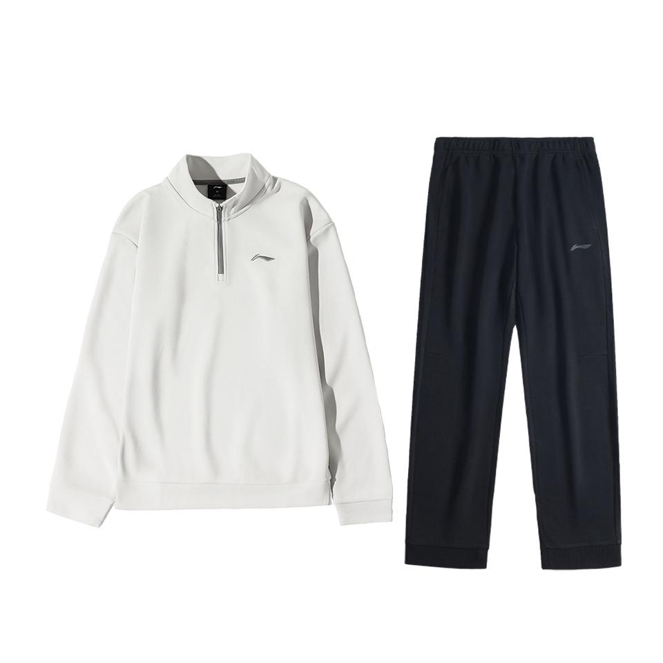 

Серия для настольного тенниса Li Ning Мужской фитнес Универсальный Дышащий Простой Удобный Костюм для активного отдыха и поездок на работу AWDUF25-2+AKLUA73-1 S