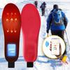 USB-Charged 3-Level Electric Heated Insoles for Winter: Unisex Warmers for Skiing and Cold Weather