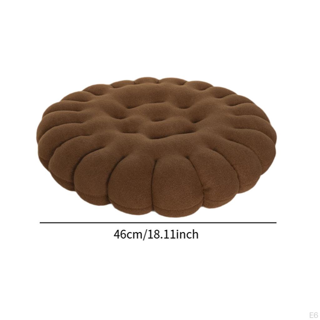 Biscuit Shape Cushion Pillow Chair Pad Seating for Office Tatami
