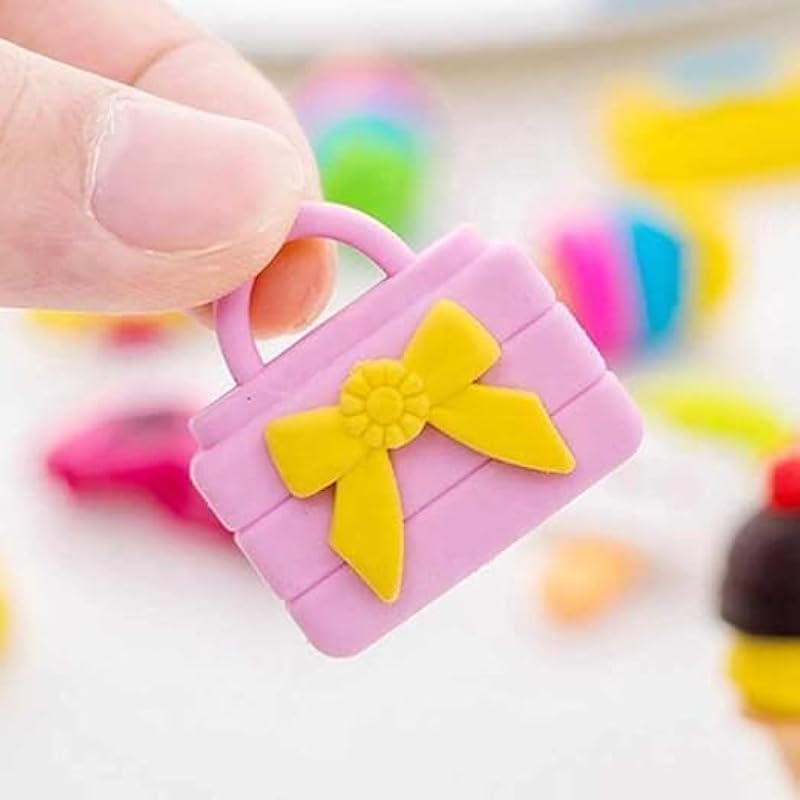 Eclet Eraser For Kids Cartoon Theme Rubber Eraser For Kids, Stationary Set For Girls  Boys 0