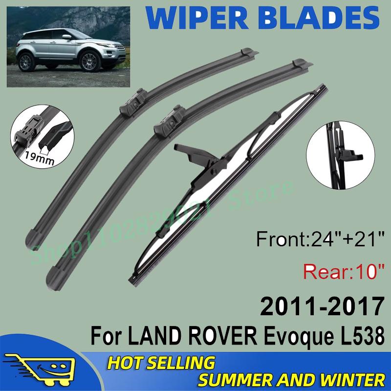 3PCS For LAND ROVER Evoque 2011-2017 24" + 21"+ 10" Front Rear Wiper Blades Windshield Windscreen Window Accessories