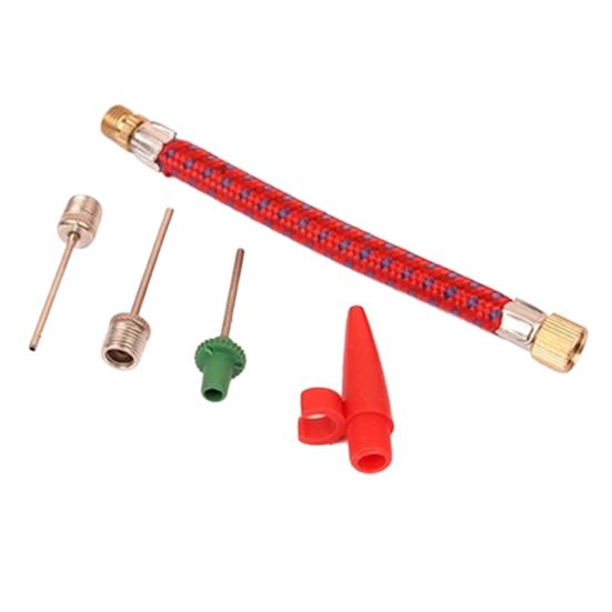 

Набор из 5 адаптеров для насоса с иглами, клапанный соединитель для велосипедной шины, футбольного мяча, надувного матраса