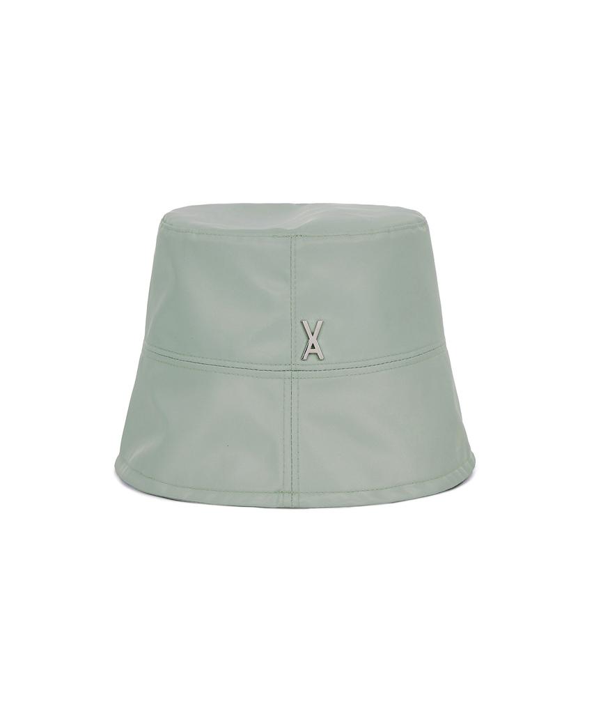 Bajal Studded Drop Oversized Poly Bucket Hat Mint