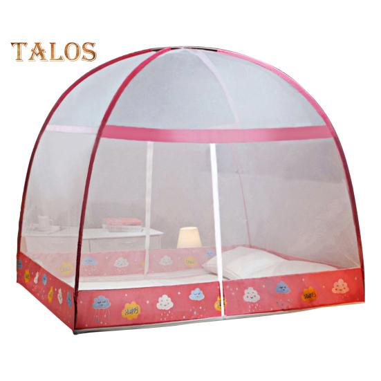 Portable Folding Mosquito Net Tent Zipper Closure Open Quickly Fully Enclosed Anti-mosquito Bed Cover Curtain
