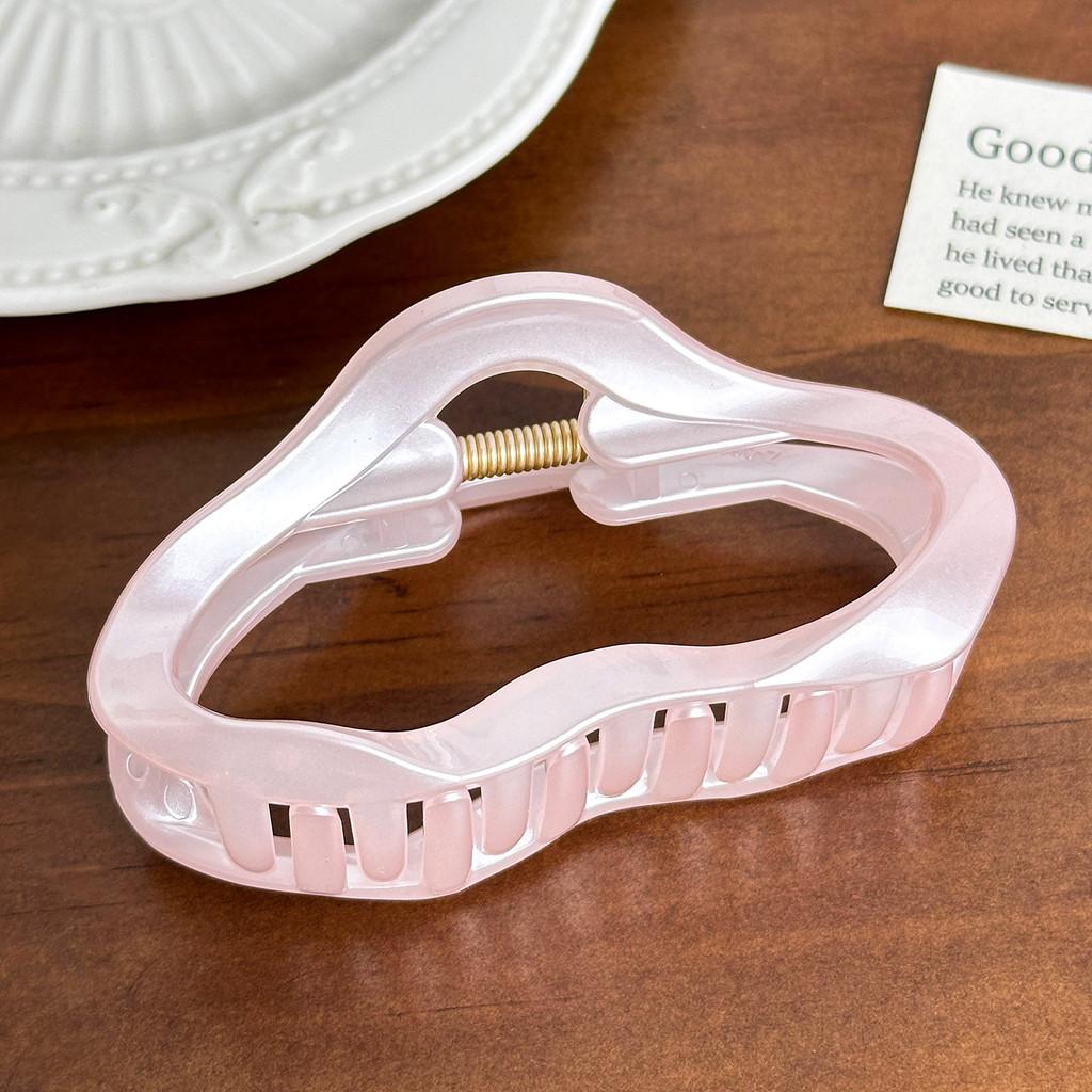 Stylish Candy Colored Medium Cloud Hair Clip In Trendy Geometric Design For Women