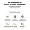 USB Rechargeable Octopus Multifunctional Mini Fan Fixable Small Fan Portable Desktop for Baby Stroller Bicycle with Soft Wind