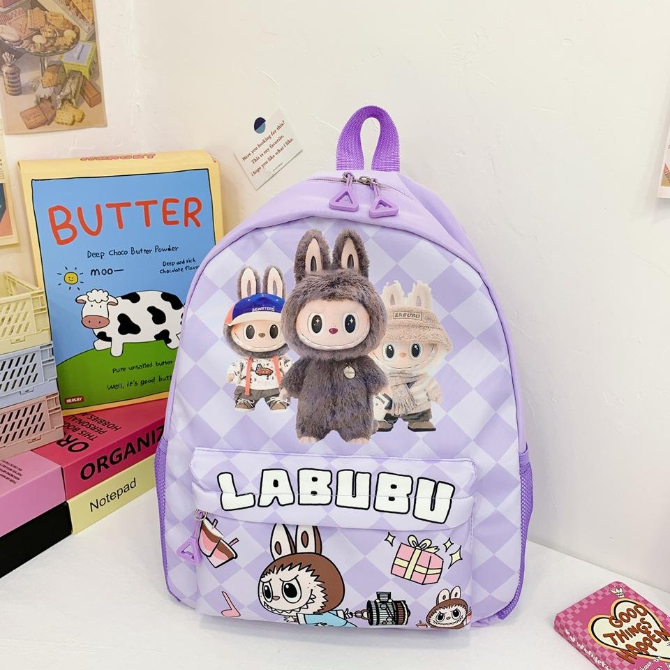 School bag new trend cartoon large capacity lightweight burden reduction fresh fashion casual backpack