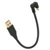 USB Cable 5Gbps USB 3.0A Male AMC To TypeC U Type Elbow ABS Data Cable for Charging Data Synchronization(1m 3.3ft )