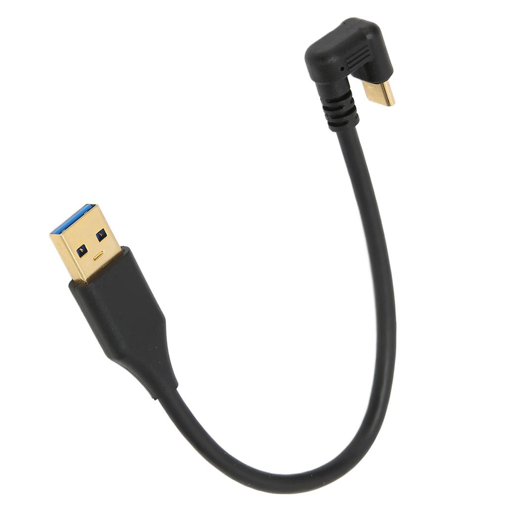 USB Cable 5Gbps USB 3.0A Male AMC To TypeC U Type Elbow ABS Data Cable for Charging Data Synchronization(1m 3.3ft )