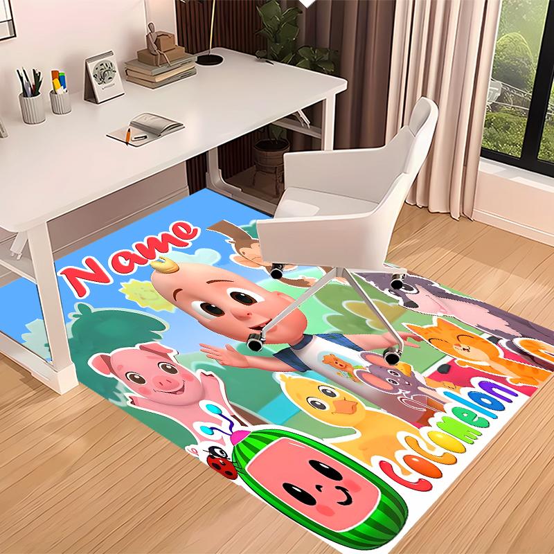 Custom personalization CoComelon - Dance Party Print Area Rug - Soft, Washable Non-Slip Indoor Mat,Living Room,Home&Office Decorative Rug