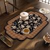 Diatomaceous Earth Kitchen Drain Mat, Custom-Shaped Insulated, Absorbent, Quick-Drying Placemat, Thickened, Wear-Resistant Bowl and Plate Mat