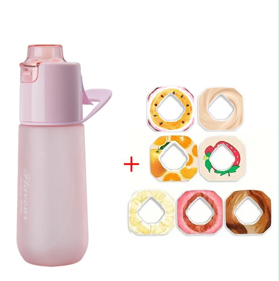 Multi-Flavor Fun Water Bottle for Kids: Fruit-Flavored, Aroma Scent, Spray Feature, Flavor-Changing