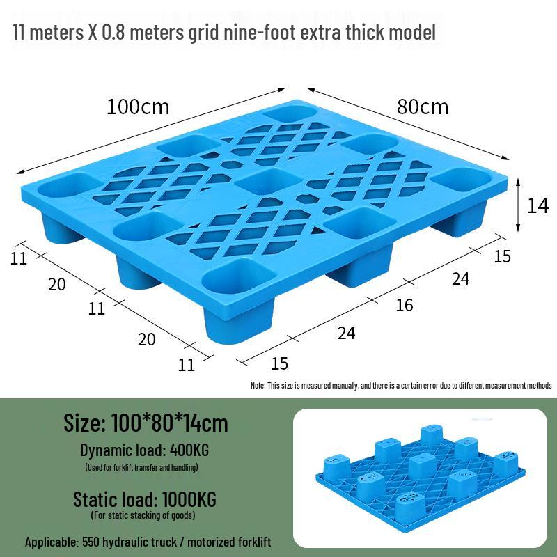 Moisture-Proof Plastic Forklift Pallet Platform Tray