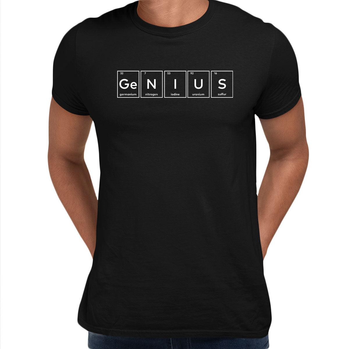 

Genius Mens Funny T-Shirt Novelty Joke T-Shirt Rude Gift Him Dad Birthday Slogan Unisex T-Shirt XXXL чорний