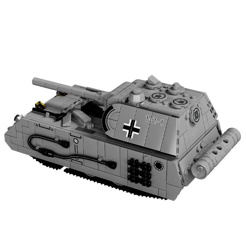World War 2 WW2 Army Military Soldiers Panzerkampfwagen VIII Maus Tank Model Building Blocks Bricks Toys For Children Gift