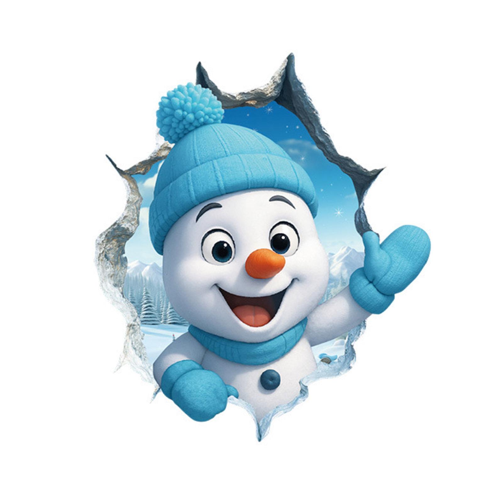 

Рождественские украшения Украшение для праздничной вечеринки Наклейки на окна ПВХ Статические наклейки Украшения для окон One Size