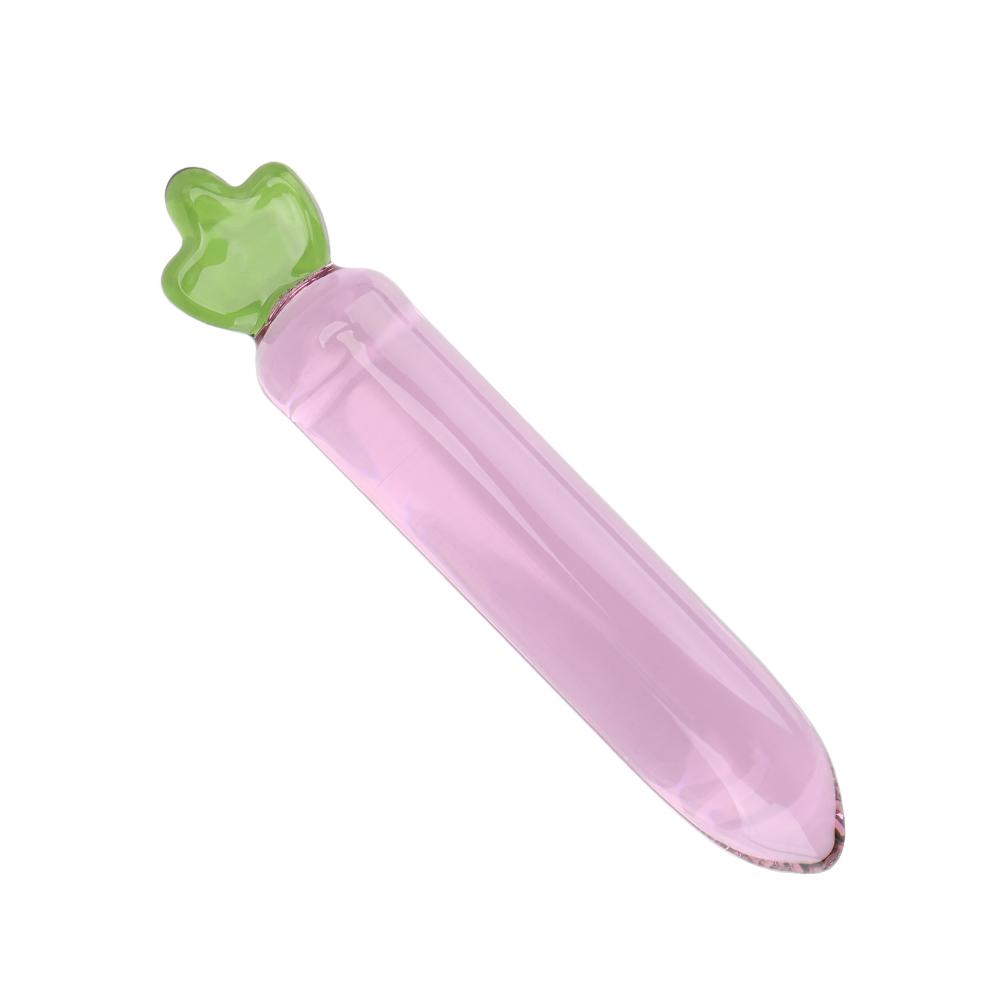 Glass Beads Butt Plug Eggplant Dildos Sex Toys for Men Women Artificial Penis Banana Dildo Fruit Vegetable Anal Plug Erotic