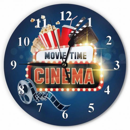 Record Vintage Wall Clock Round 10 Inch Battery Operated Black Album Disc with Blank Red Label Music Retro Quartz Silent Wooden Clocks Art Decorative