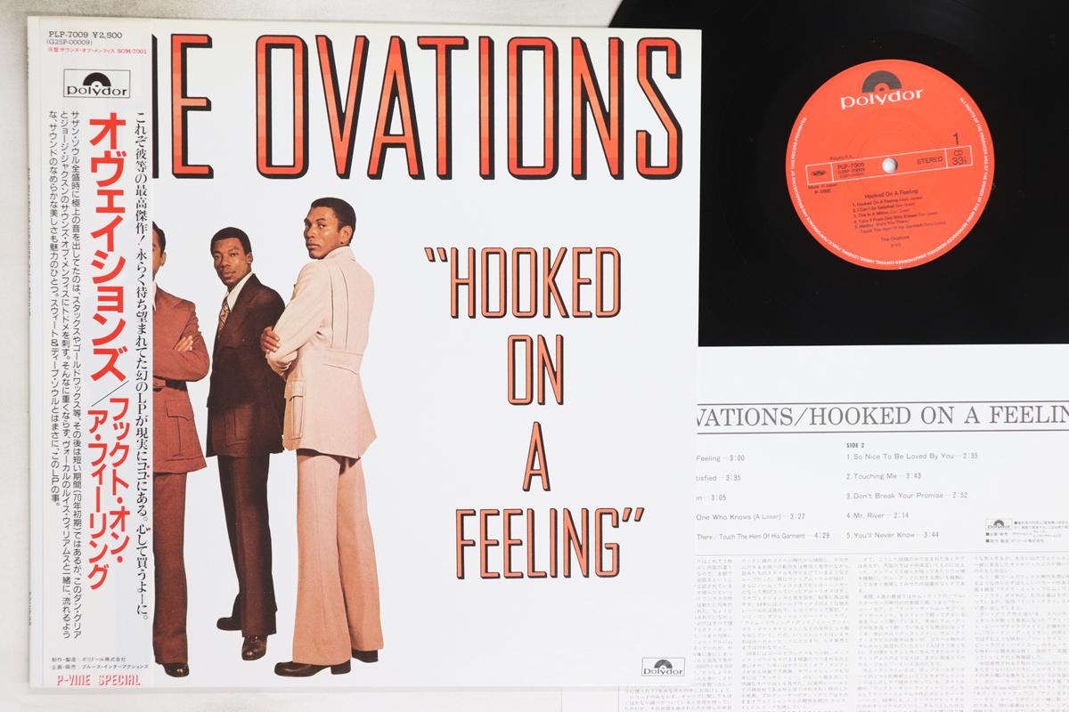 

LP Record OVATIONS Hooked On A Feeling PLP7009 POLYDOR 1988 Japan Obi SoulFunk Used