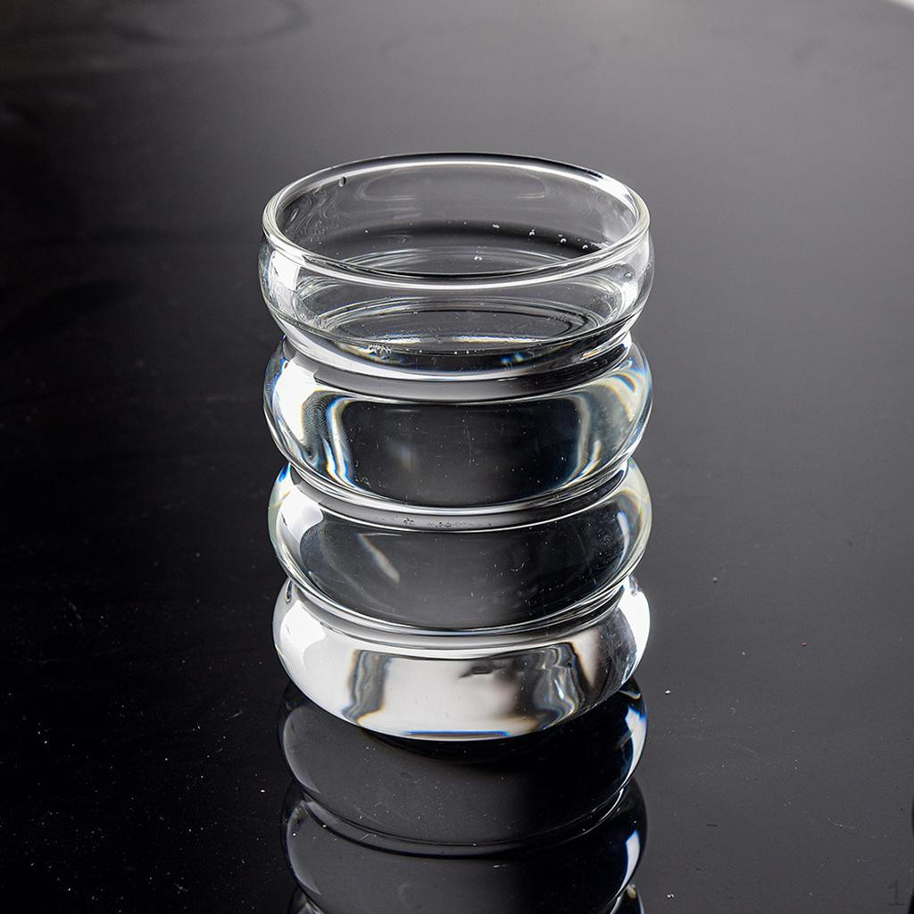Creative Coffee Glasses Glass Mug Cups Bottle Home Transparent