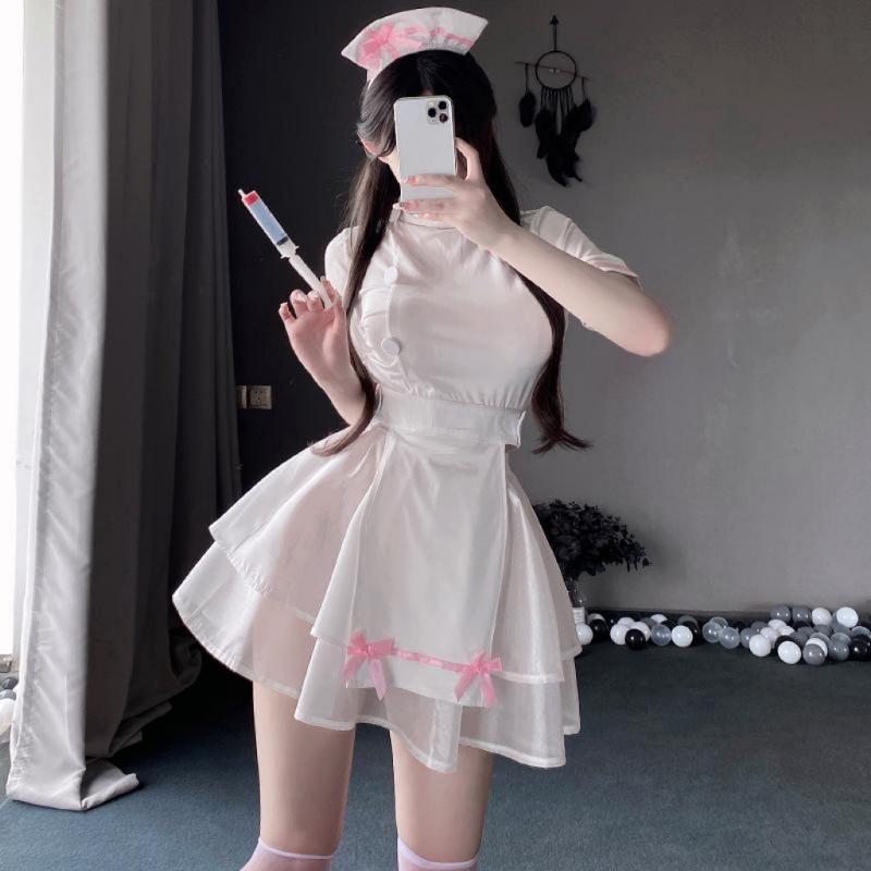 Sexy Lingerie Sexy Nurse Uniform Passion Witch Costume Temptation Cosplay Dress Japanese Anime Porno Party Maid Nurse Sets