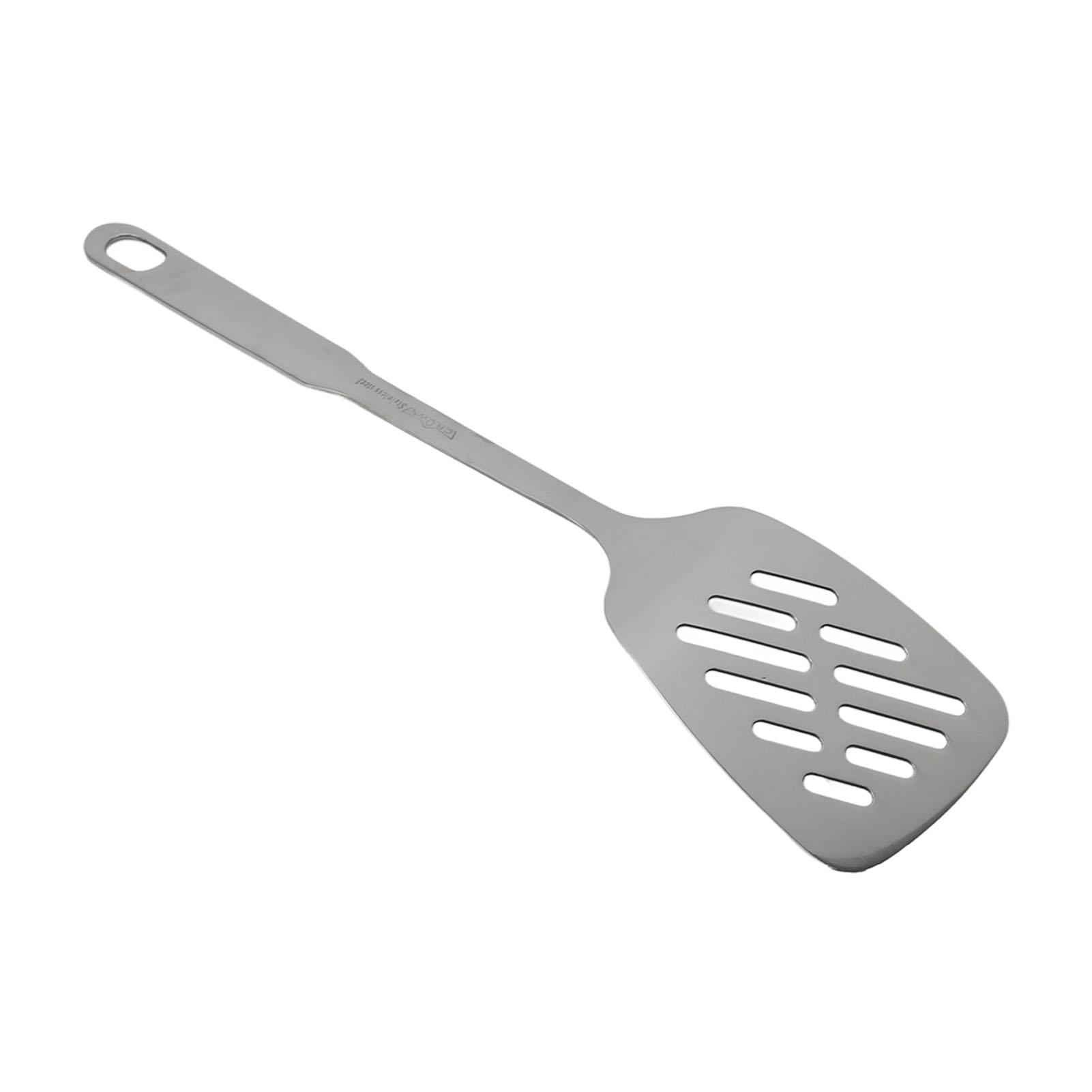 

Cooking Spoon Rustproof Smoothly 304 Stainless Steel Spatula Skid Resistant Handle Cooking Spoon for Home Kitchen Steel