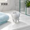 Decorative Storage Box Tooth Shape Toothbrush Holders for Bathrooms, Creative Pen Holder Desktop, Home Decor Small Organizer