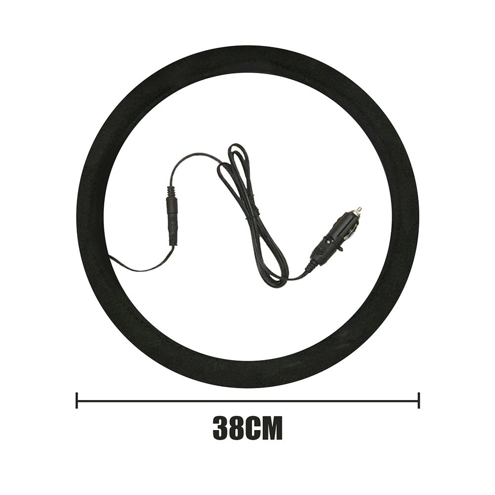 

1-5PCS Winter Car Steering Wheel Cover Anti Slip Universal For Steering Wheel Protector Cover Fast Heating Vans Car Accessories