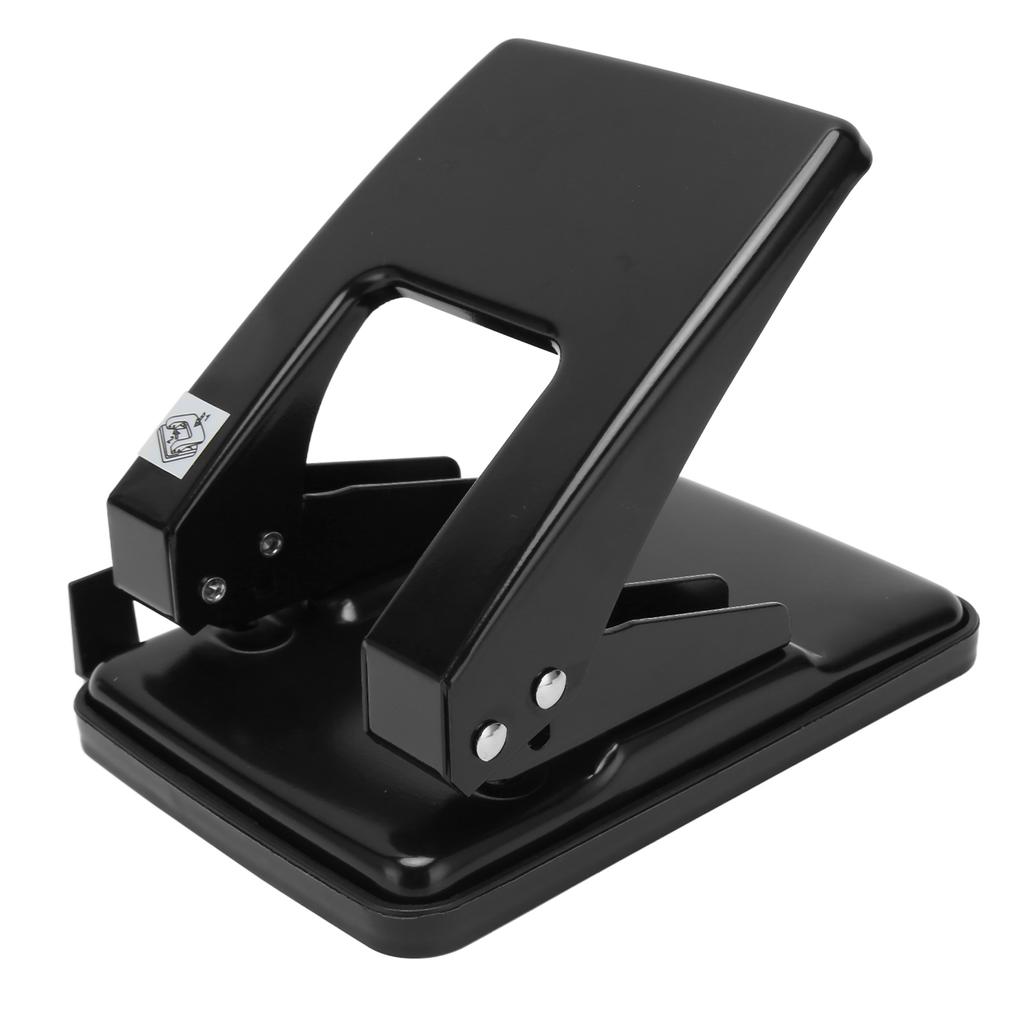 2 Hole Paper Punch 40 Sheet Punch Capacity Metal Hole Puncher with Alignment Guide for Notebook Scra