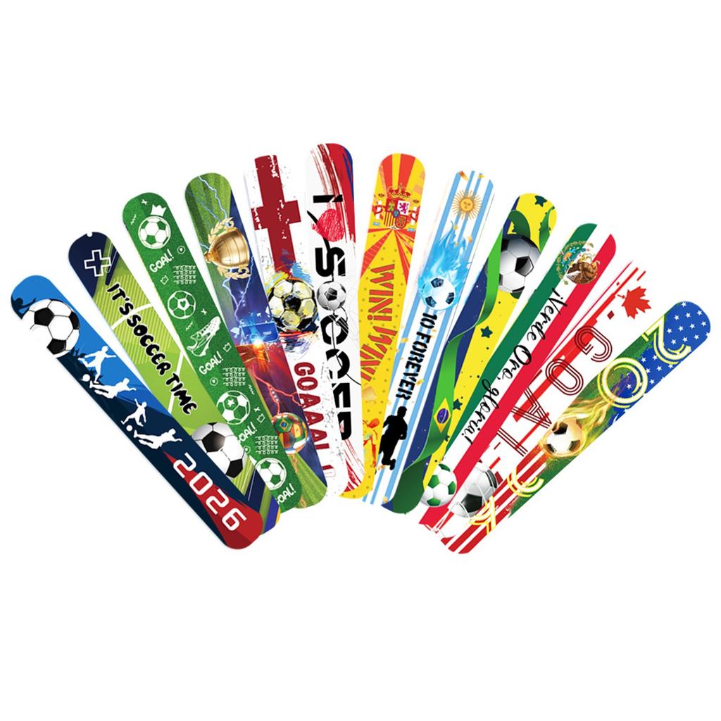 The United States, Canada, And Mexico, Children's Wristbands, Toys, Patting Rings, Party Gifts, Athletics And Sports Set Of 12 Pieces