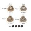 uxcell 48P Pinion Gear Set with 3.175mm (18") Shaft, 29T, 30T, 31T, 32T Aluminum Alloy Motor Gears for 110 RC Car (4 Pieces)