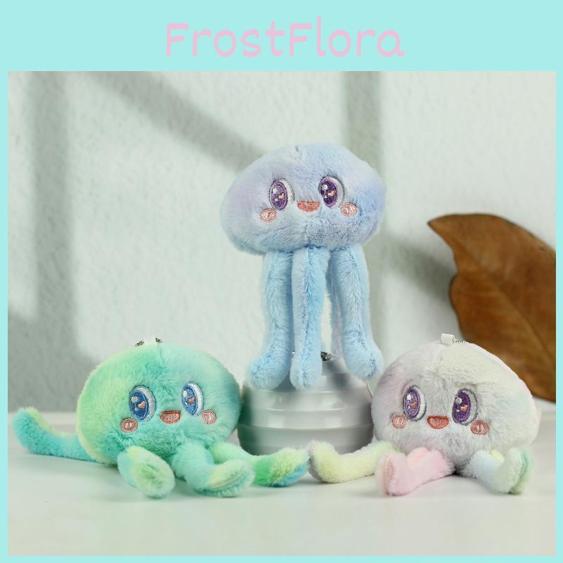 Rozkošná Kreativní Plyšová Chobotnice Klíčenka Měkká Plyšová Hračka Pro Děti A Dospělé