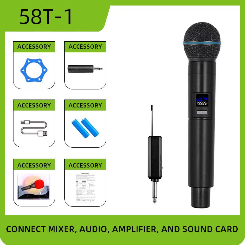 Wireless Dual Microphone Set for Karaoke, Stage, Home, and Outdoor Events