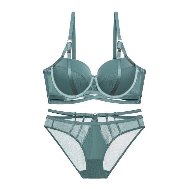 

Европейский и американский комплект бюстгальтера на мягкой косточке для маленькой груди - Поддерживающий, предотвращающий провисание, собирающий стиль 75B