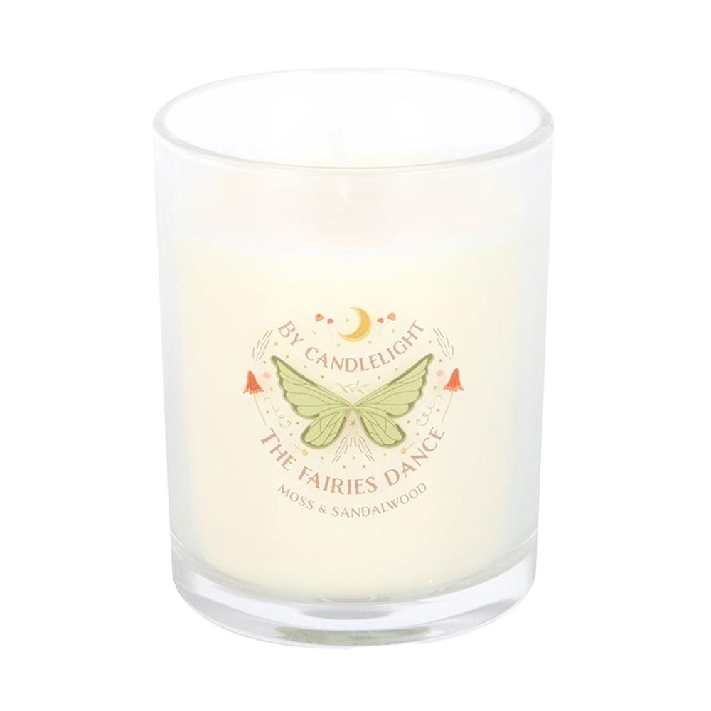 Something Different Moss & Sandalwood Fairy Wing Scented Candle