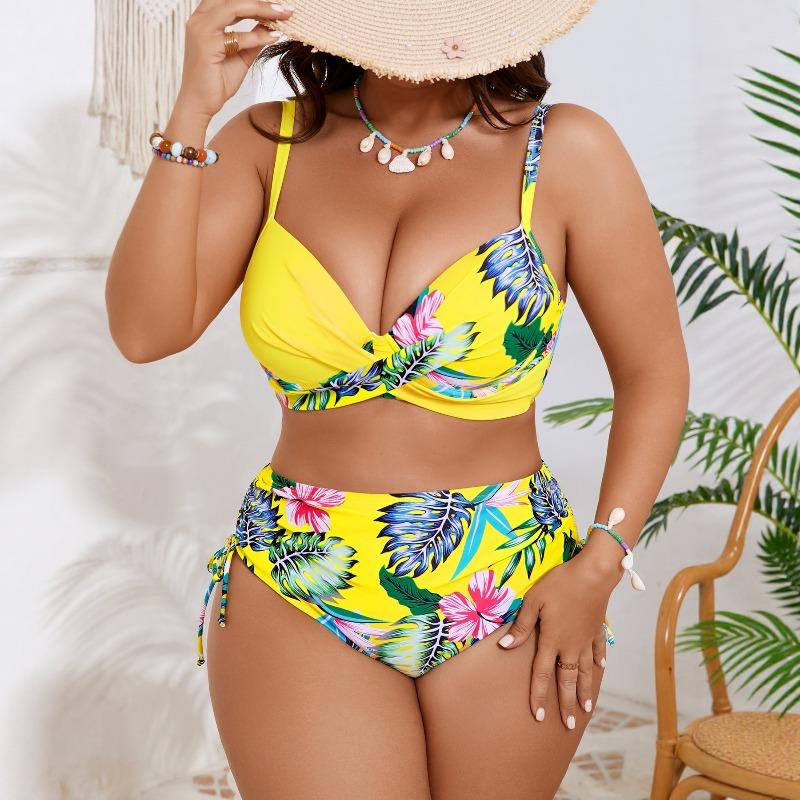 2026 Dámske bikiny pre plnoštíhle s vysokým pásom, Dámske plavky a oblečenie