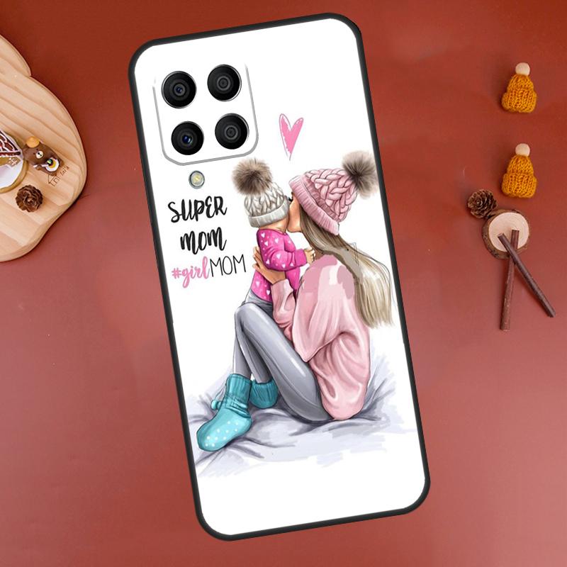 Baby Mom Daughter Girl Son Dad Case For Samsung Galaxy M32 M12 M52 M21 M31 M15 M55 M56 M36 M16 M06 M13 M33 M53 M14 M34 M54