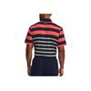 Under Armour Koszulka polo golfowa w paski Playoff 3.0 Męska góra Ciemnoniebieska 1378676-416