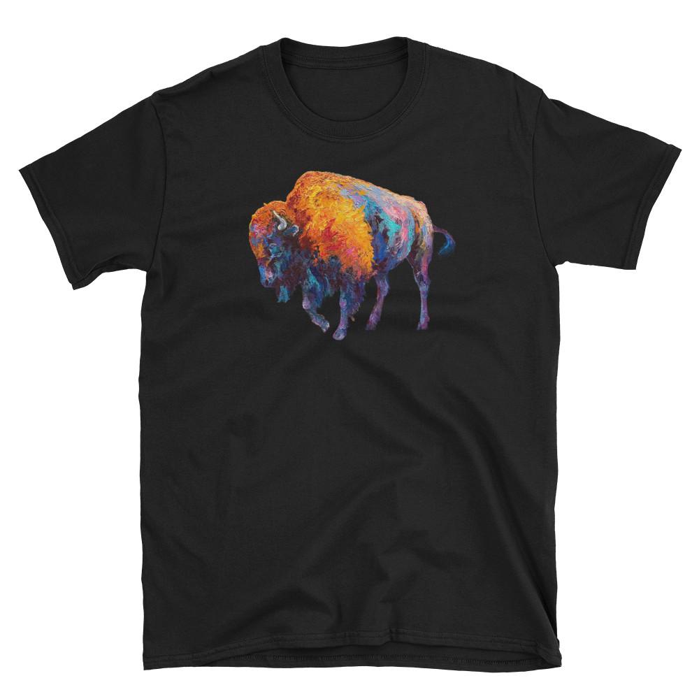 Buffalo Shirt American Bison Shirt Wild Animal Unisex T Shirt Unisex T-Shirt S