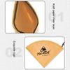 Coffee Filter Paper Storage Bag Waterproof Hand Brewed Coffee Filter Organizer Dustproof for Storing 60-80 Sheets Paper Filters