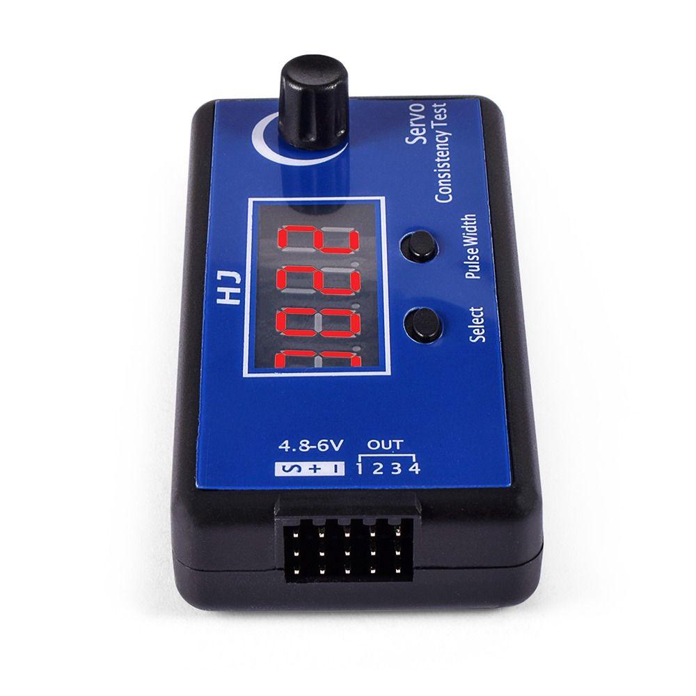DC 4.8~6V ESC Consistency Tester 3 Modes Digital Servo Tester RC Helicopter Airplane