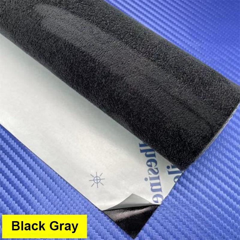 300/150cm Multi Color Black Self Adhesive Suede Fabric Leather Sticky Retractable Velvet Roll Suede Adhesive Leather Repairs